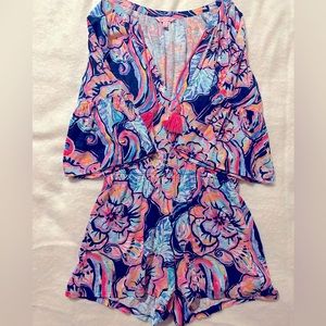Lilly Pulitzer Del Lago Romper - Small